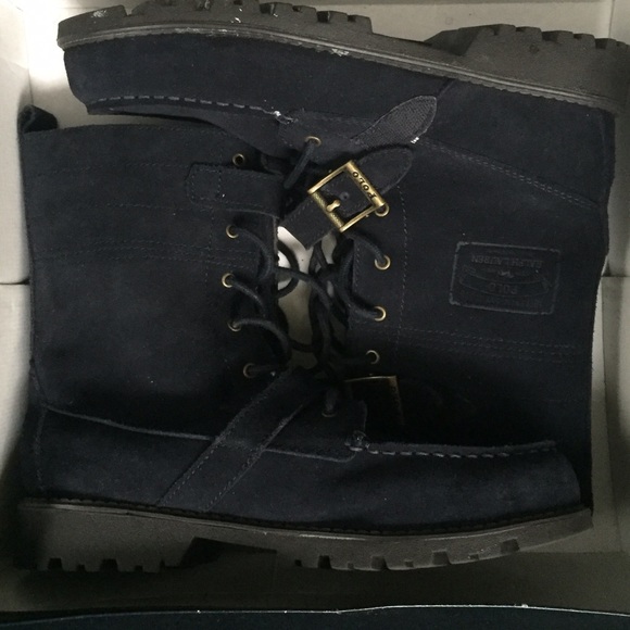 blue polo boots