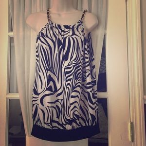 Animal print tank top