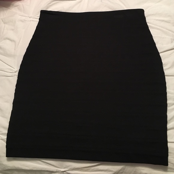 Express black pencil skirt