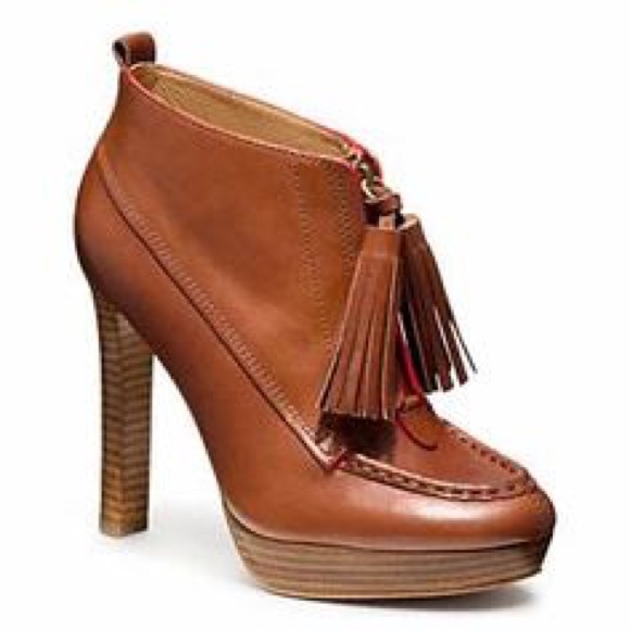 Coach Cary Bootie in Cognac