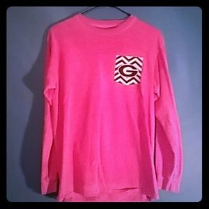 Georgia Bulldogs Aztec long sleeve top
