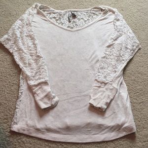 Lace Back Sweater
