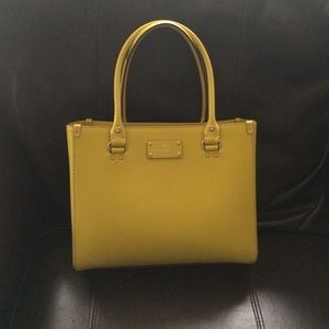 Kate Spade bright yellow  Wellesley Quinn  Bag