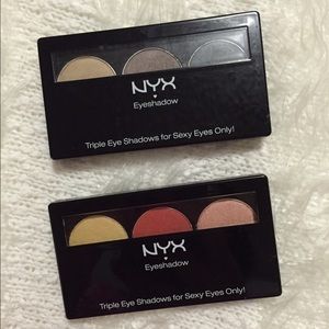 Nyx trio palette in Rock & Roll and Shangri-la