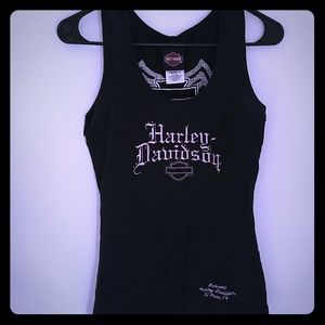 Black Harley tank