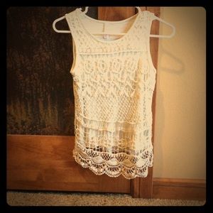 Xhilaration Lace Tank Top