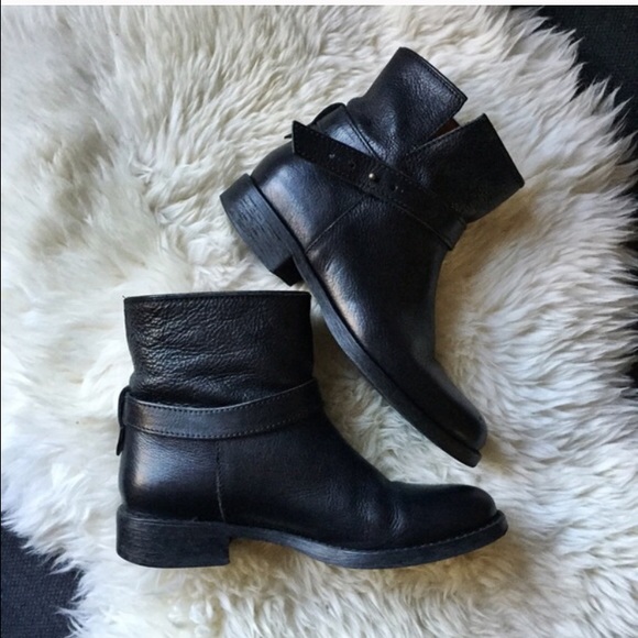 Madewell Leather Biker Boots