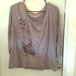 Owl graphic tee