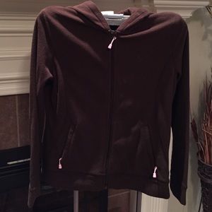 Medium brown Danskin Now zip up hoodie