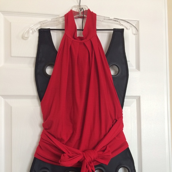 Halter blouse dressy to casual look