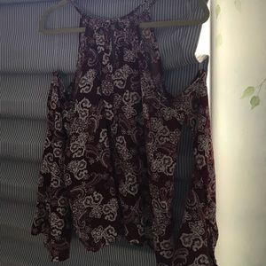 Off the shoulder/ halter top