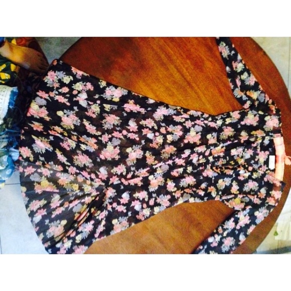 Floral sheer dress