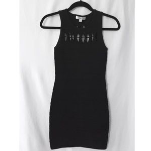 Black Bodycon Mini Dress