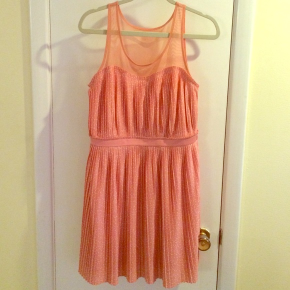 Peachy-pink summer dress