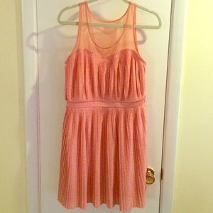 Peachy-pink summer dress