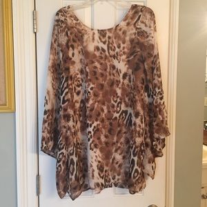 Show Me Your MuMu kimono sleeve low back dress EUC
