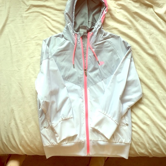 nike pink rain jacket