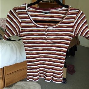 Topshop Striped Tee