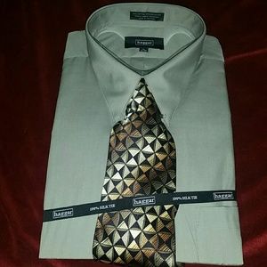 Haggar Men's dress shirt and tie
