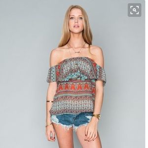 Show Me Your MuMu Chiquita top: Patriotic Paisley