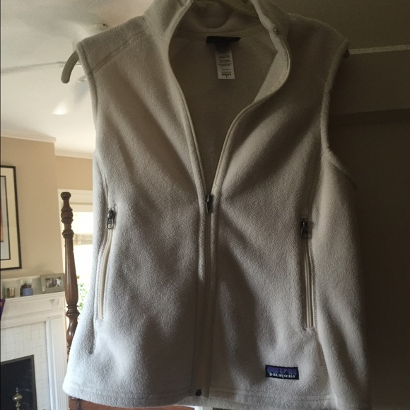 Patagonia synchilla vest white