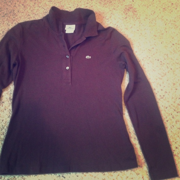 Long sleeve Lacoste polo