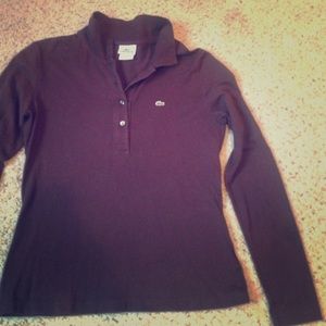 Long sleeve Lacoste polo