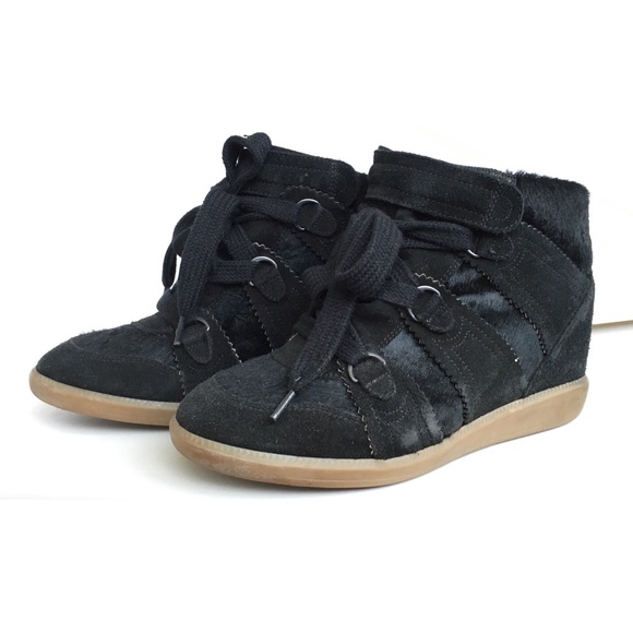 Isabel Marant Wedge Sneakers Calfskin/Leather