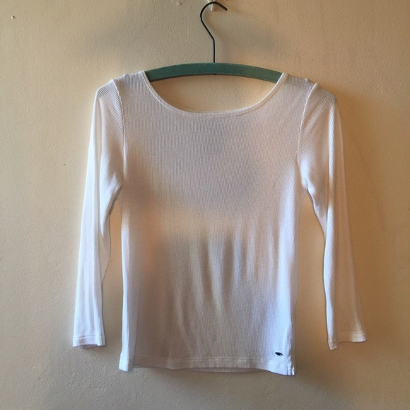 Fitted ribbed shirt from American Eagle