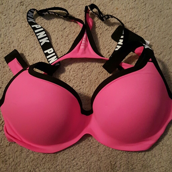 Pink bra