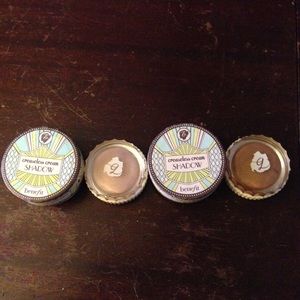 BNIB BENEFIT CREASELESS CREAM SHADOW  X2-TWO ITEMS