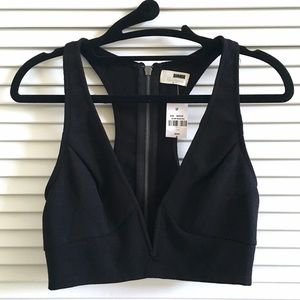 Crop Top with Deep V