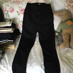 Urban Outfitters High-waisted Black Jeans