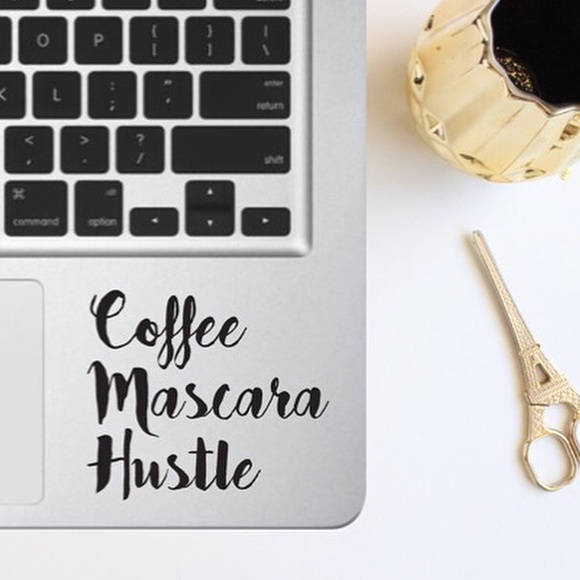 Coffee Mascara Hustle Decal