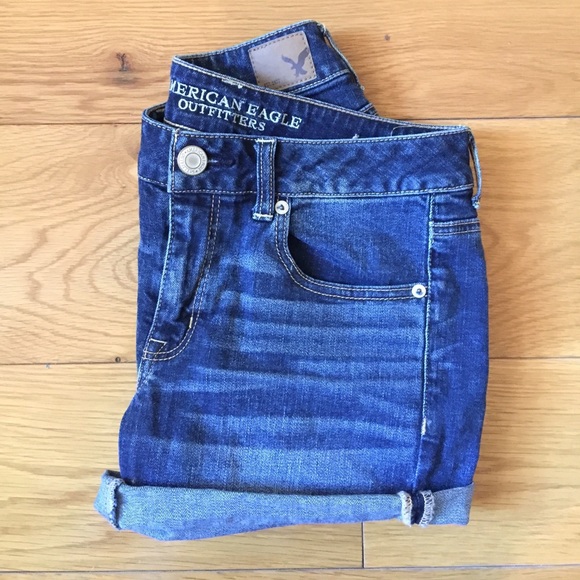 American Eagle jean shorts.