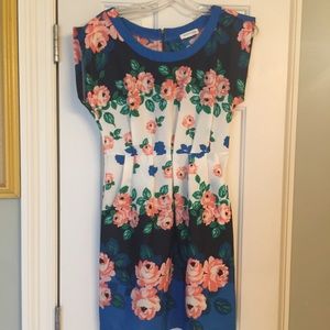 Adorable spring floral mini dress by Monteau