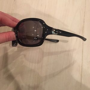 Oakley Pulse black metallic sunglasses