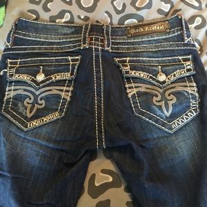 Rock revival denim Capri