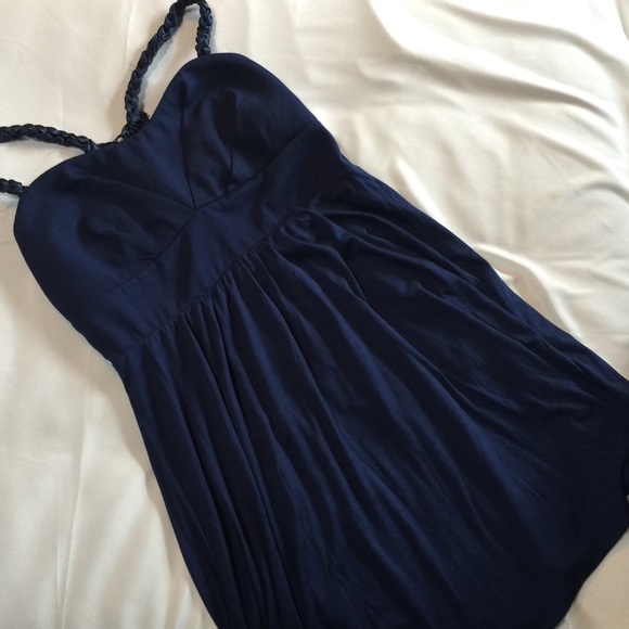 NWOT Torrid knit navy dress size L