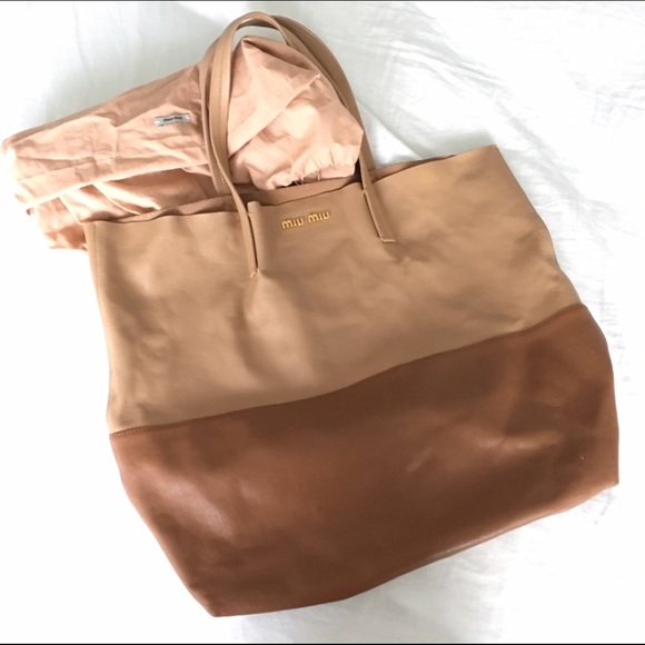 ❌SOLD❌ MIU MIU Shopper tote bag color block