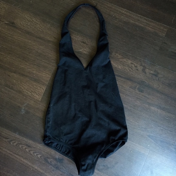 Halter body suit