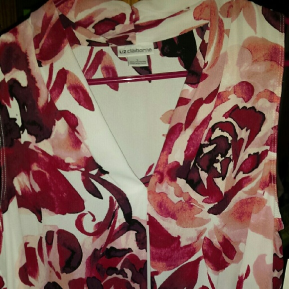 NWT Liz Claiborne Hi-Low Sleeveless Blouse