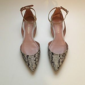 Snake Print Flats