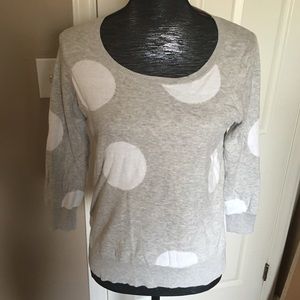 Anthropologie Polka Dot Sweater
