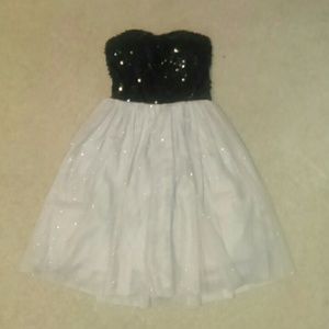 Tan homecoming dress