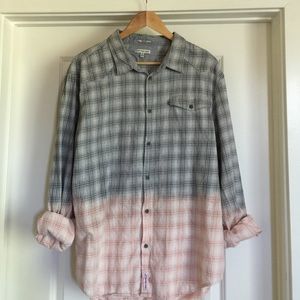 Dipped vintage cotton shirt XXL