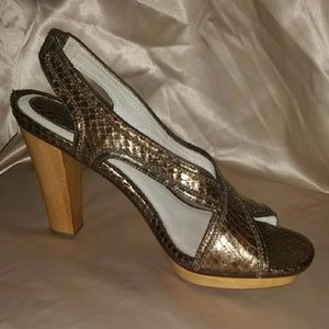 Frye Slingback Open Toe Heels