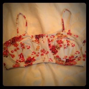 Floral Printed Cotton Bralette