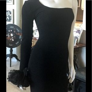 Vintage Isabel Martin Chic Black Dress