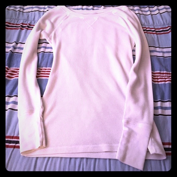 White thermal shirt